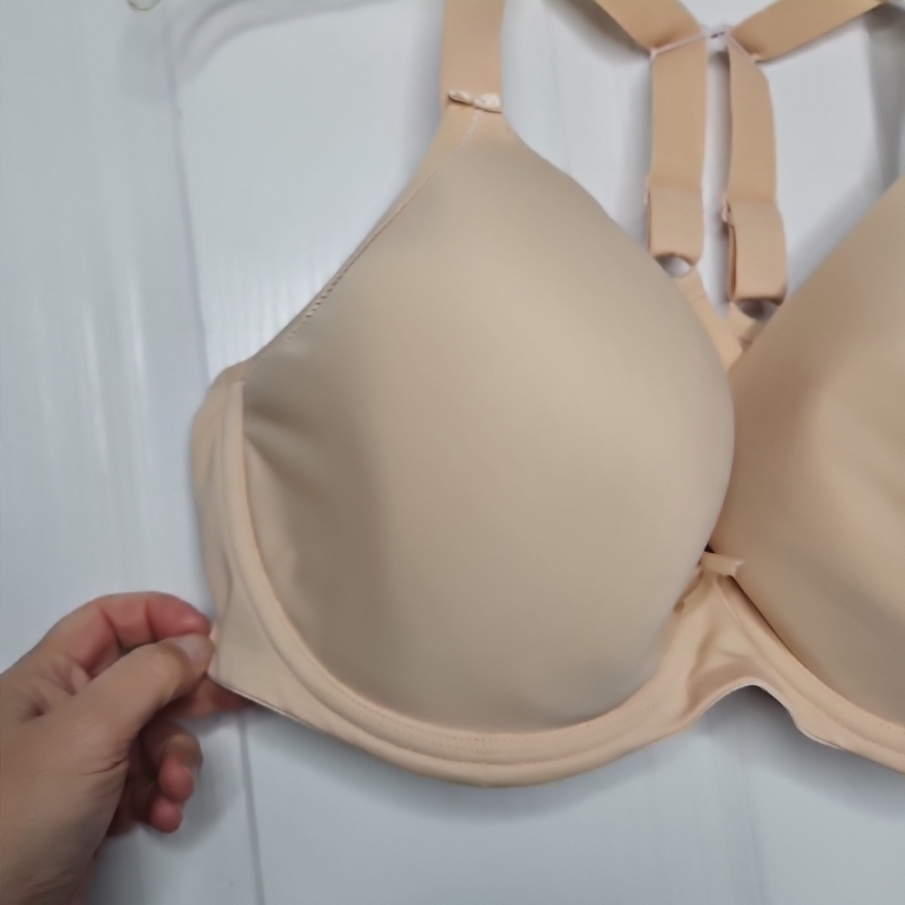 Elomi Bijou Plunge Convertible T-Shirt Lined Underwire Bra US Size 44DDD - Picture 2 of 8